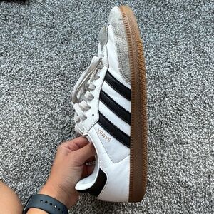 adidas Samba White and Black Sneakers